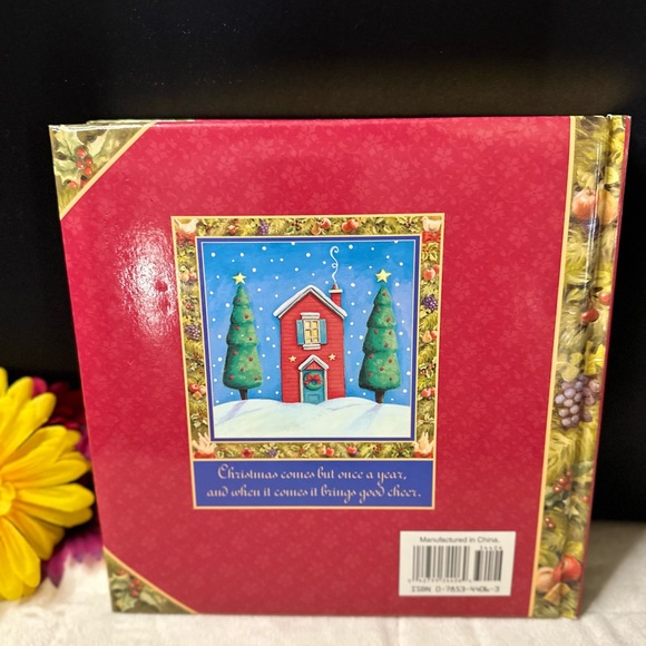 Christmas Treasury Family Classic Edition Tales Holiday Book Hardcover Gold Trim - Picture 2 of 8